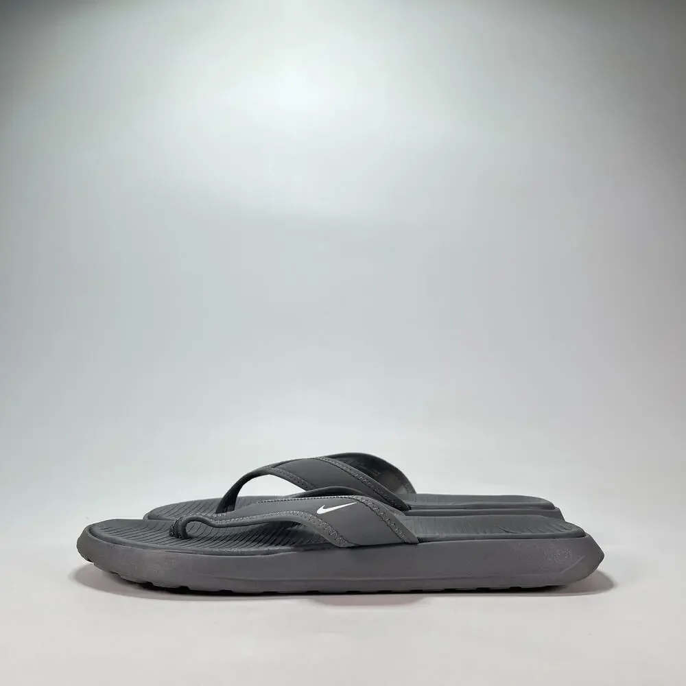 Nike Ultra Celso Gray Cushioned Flip Flop Sandals Casual Slides Men's Size 9
